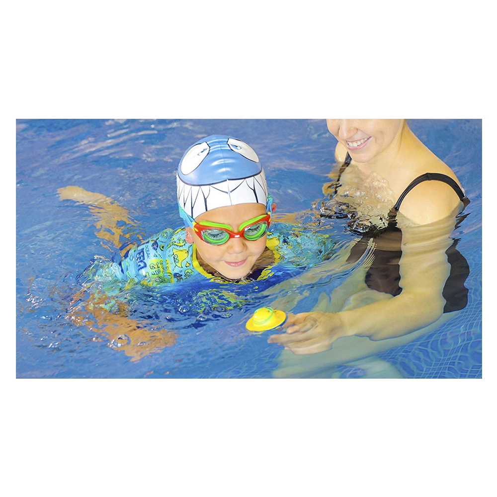 SWIM CAP KIDS SHARK BLUE