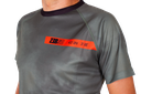 RUNNING T-SHIRT MAN ORANGE TREKKING GREEN