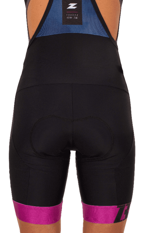 BIBSHORTS VROUW HOT PURPLE MIST