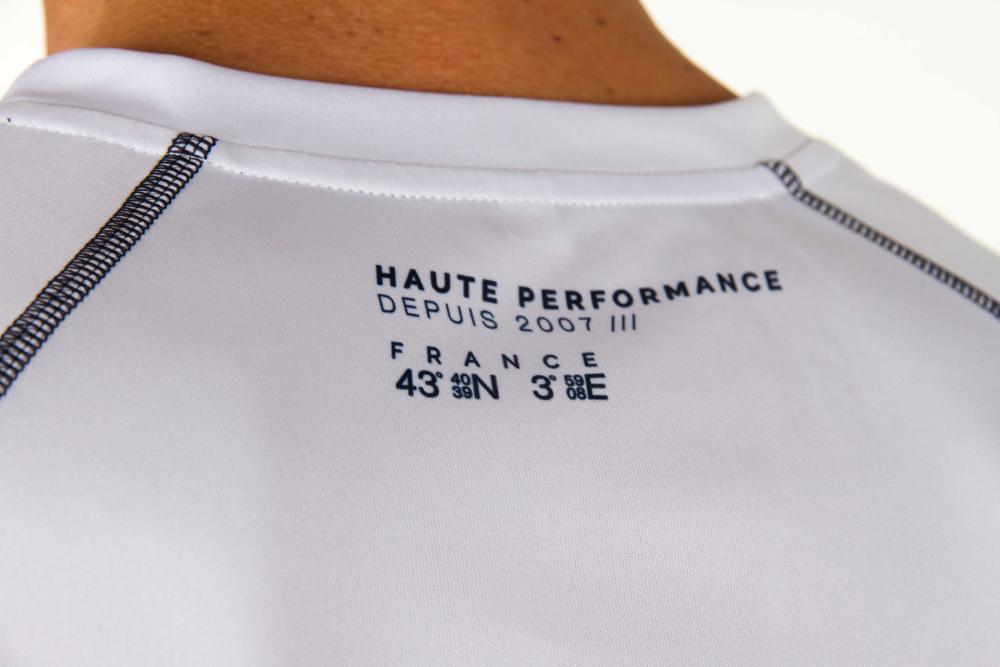 RUNNING T-SHIRT MAN MARINIERE NAVY