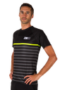 RUNNING T-SHIRT MAN MARINIERE BLACK