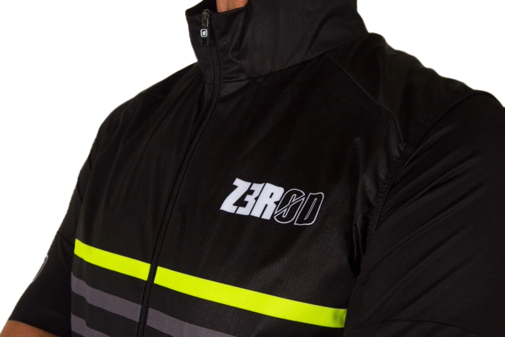 WINDPROOF GILET MARINIERE BLACK