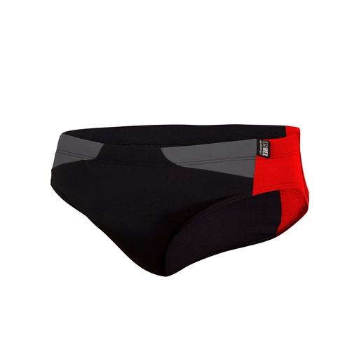 BRIEFS BLACK GREY RED