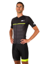 MAILLOT VELO HOMME MARINIERE BLACK