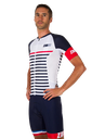 MAILLOT VELO HOMME MARINIERE NAVY