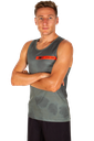 DEBARDEUR HOMME ORANGE TREKKING GREEN