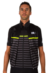 WINDPROOF GILET MARINIERE BLACK