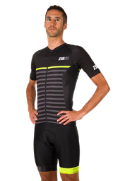 CYCLING JERSEY MAN MARINIERE BLACK